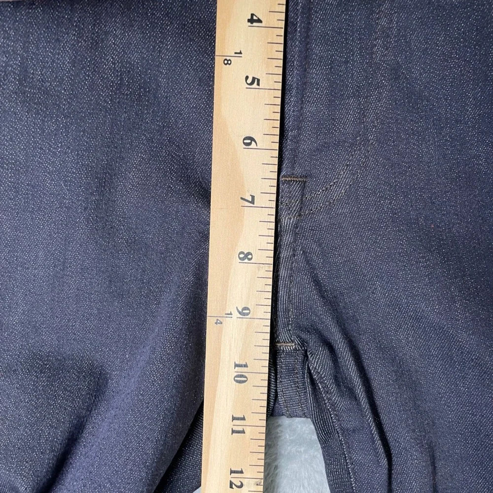 Uniqlo Slim Fit Straight Jeans Mens 30x33 Dark Wash Stretch Denim Elevated Basic